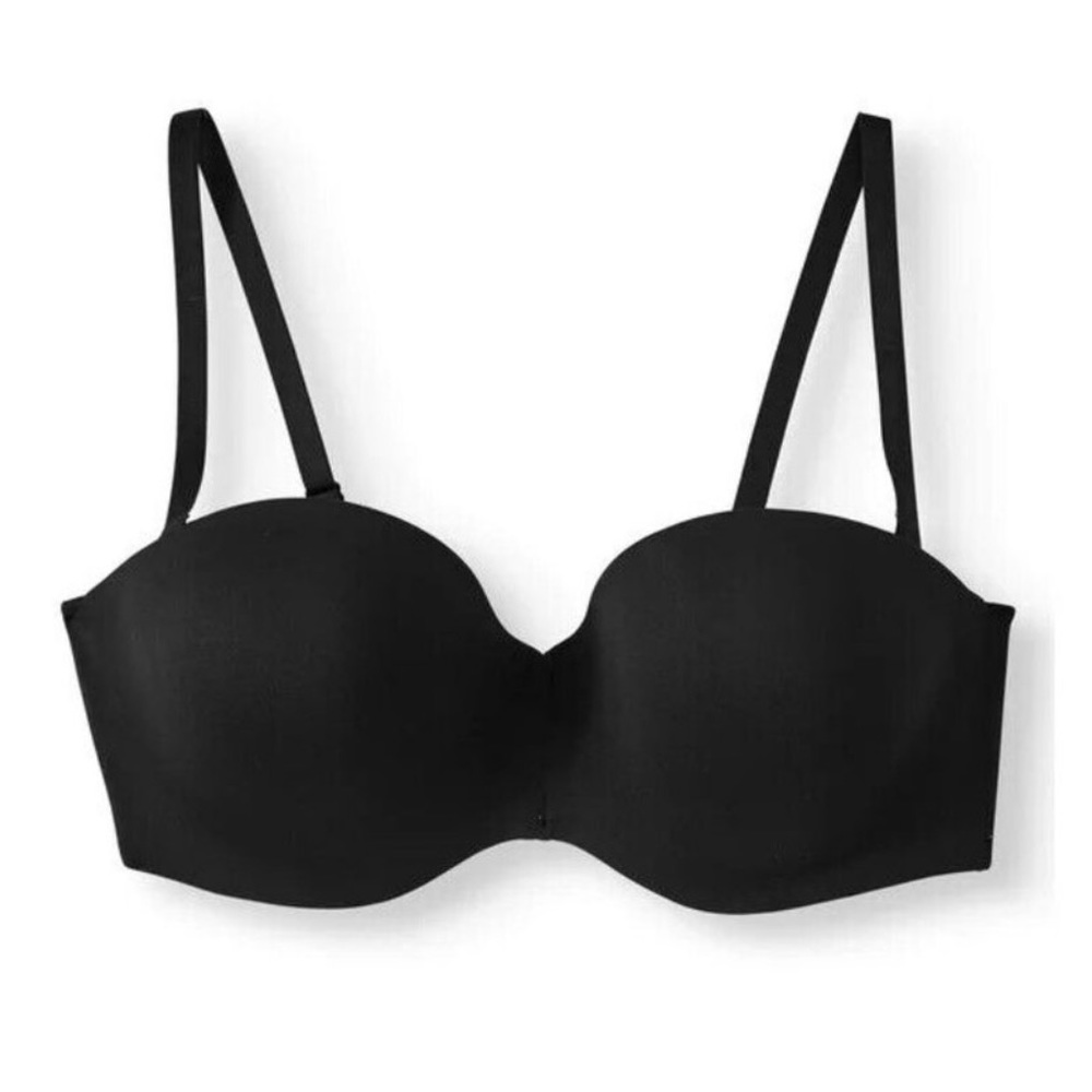 NWT Maidenform Full Coverage Strapless / Convertible Bra.  Black. Various sizes